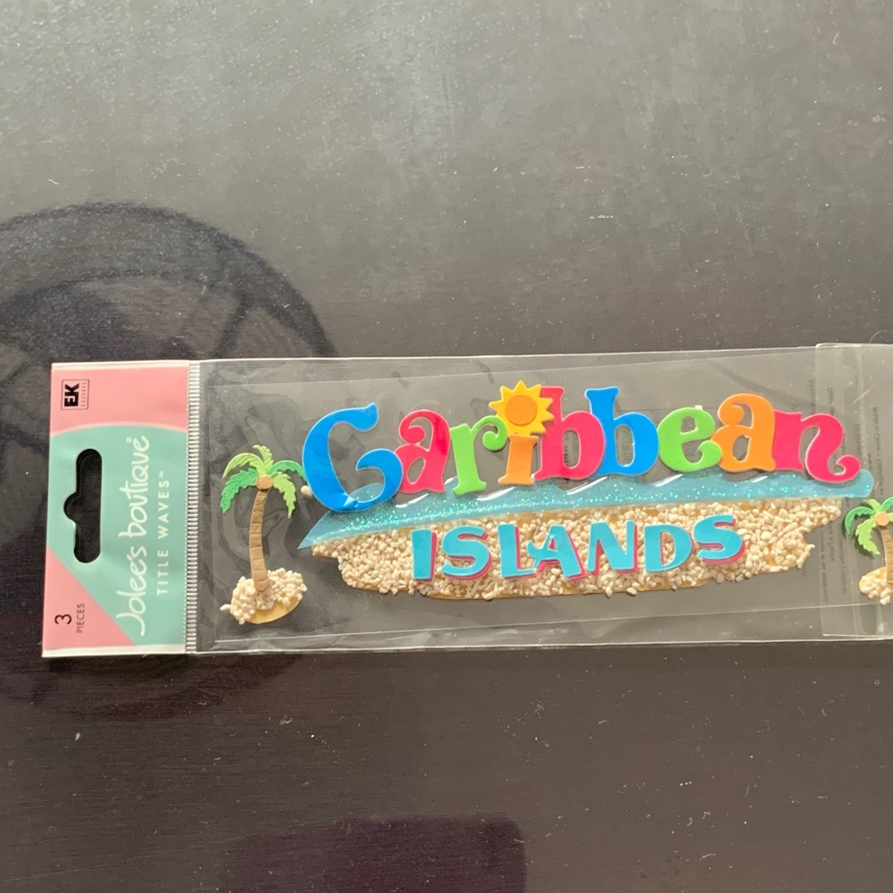 Tropical Caribbean Islands Sticker by